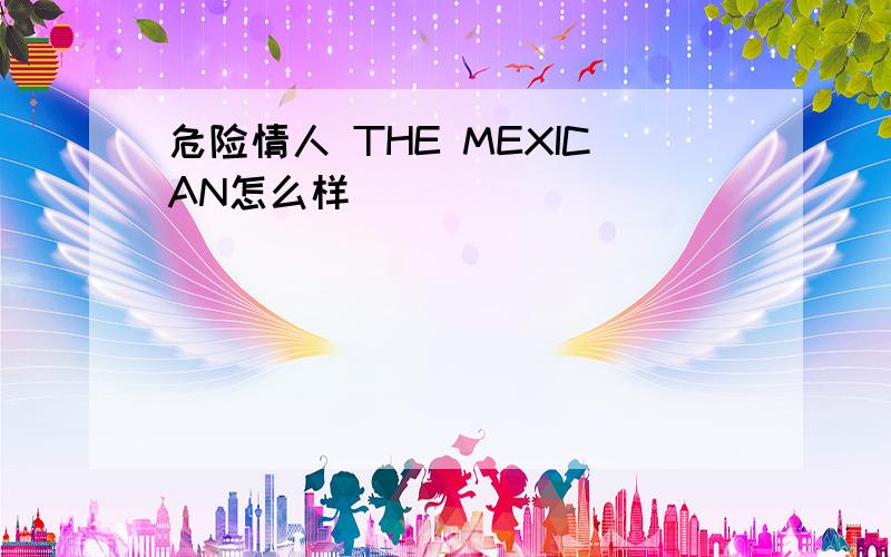 危险情人 THE MEXICAN怎么样