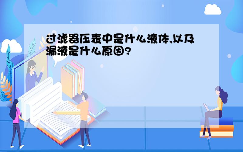 过滤器压表中是什么液体,以及漏液是什么原因?