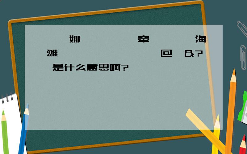 欷魍娜懿忝壑倪狩牵狩锝纛衲海滩鄹鄹,倪荟怼耷嗨槊＠＊＆? 是什么意思啊?