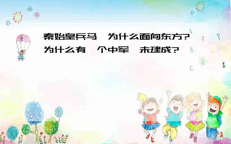 秦始皇兵马俑为什么面向东方?为什么有一个中军俑未建成?