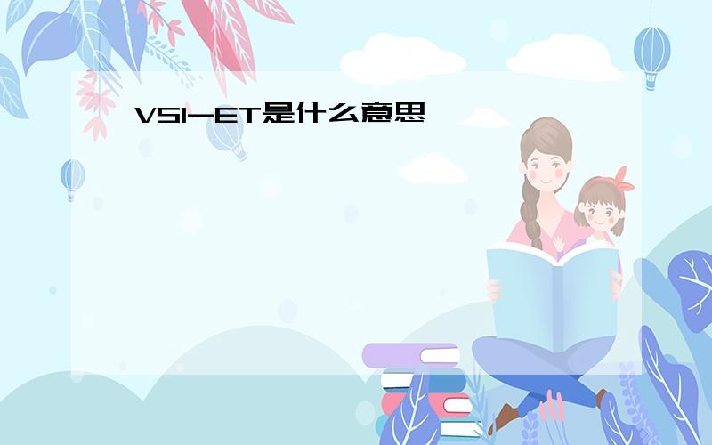 VS1-ET是什么意思