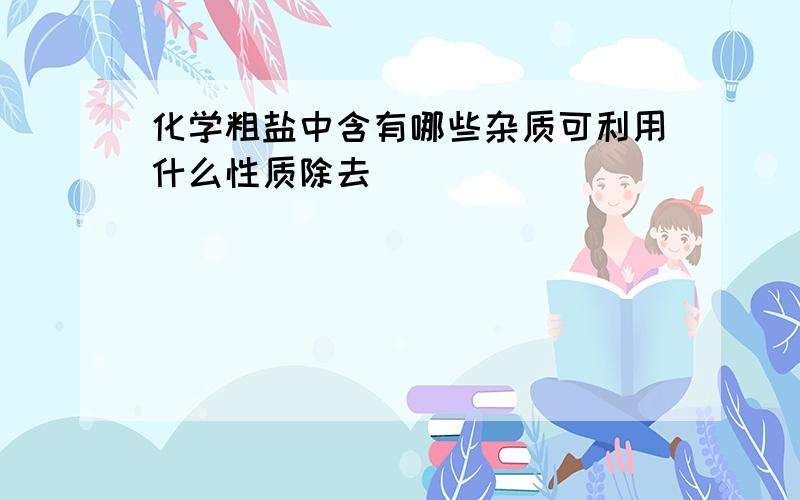 化学粗盐中含有哪些杂质可利用什么性质除去