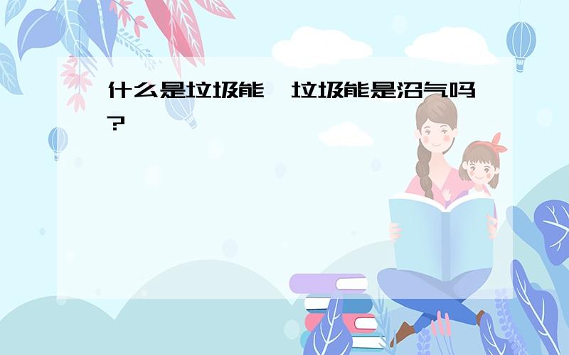 什么是垃圾能,垃圾能是沼气吗?