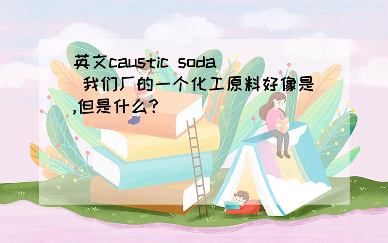 英文caustic soda 我们厂的一个化工原料好像是,但是什么?