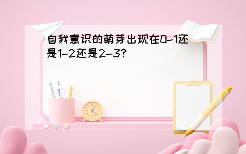 自我意识的萌芽出现在0-1还是1-2还是2-3?