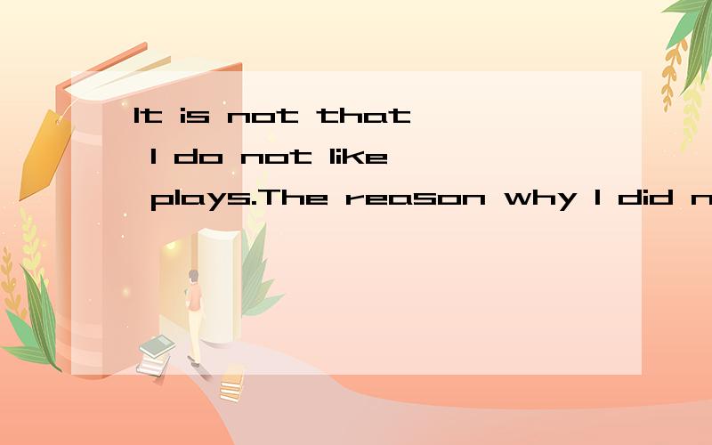 It is not that I do not like plays.The reason why I did not go to the theater last night wa、offerb、leavec、affordd、manageIt is not that I do not like plays.The reason why I did not go to the theater last night was that I could not ___ the time