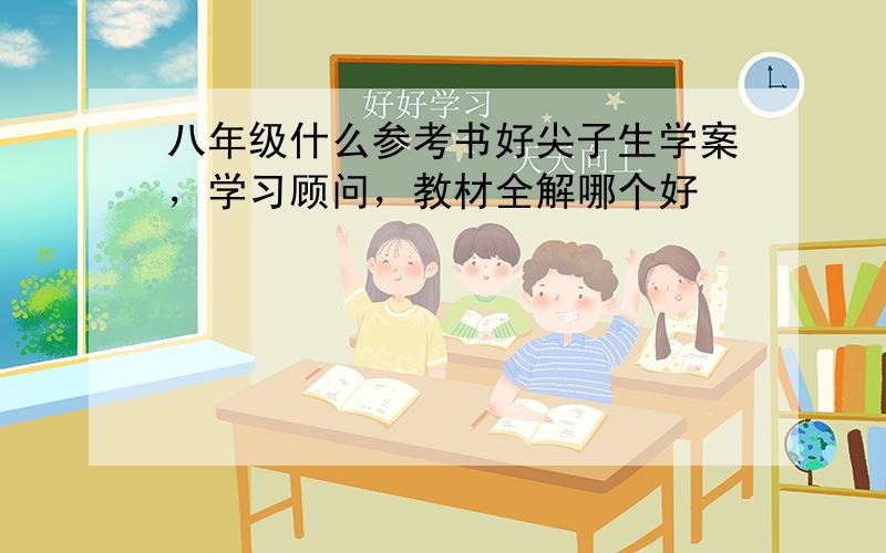 八年级什么参考书好尖子生学案，学习顾问，教材全解哪个好