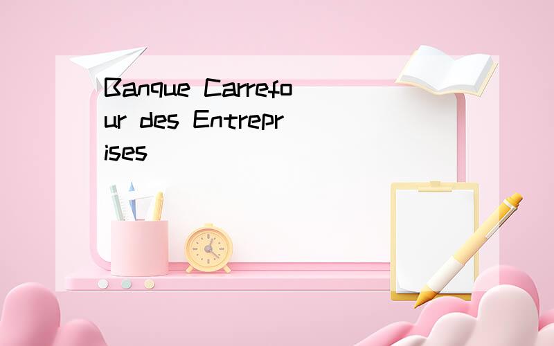 Banque Carrefour des Entreprises