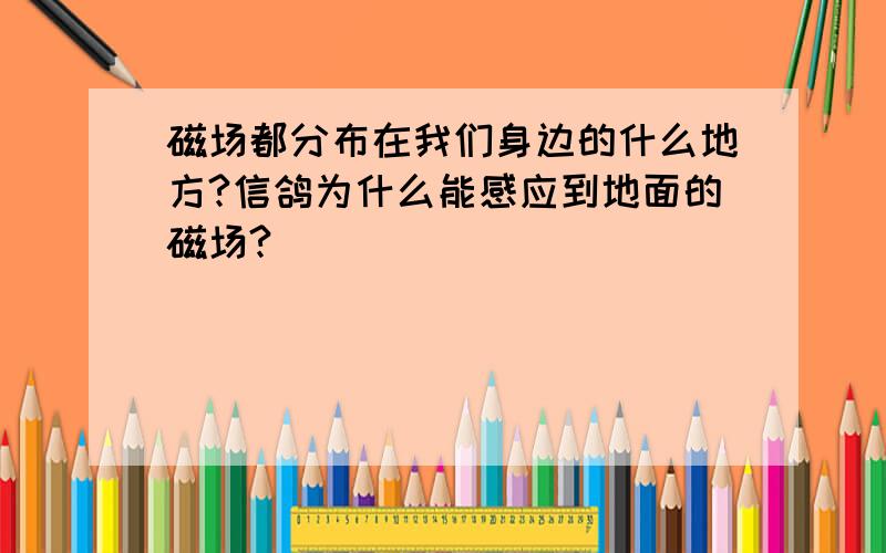 磁场都分布在我们身边的什么地方?信鸽为什么能感应到地面的磁场?