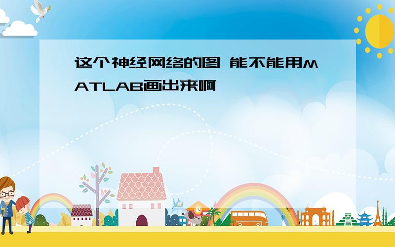 这个神经网络的图 能不能用MATLAB画出来啊