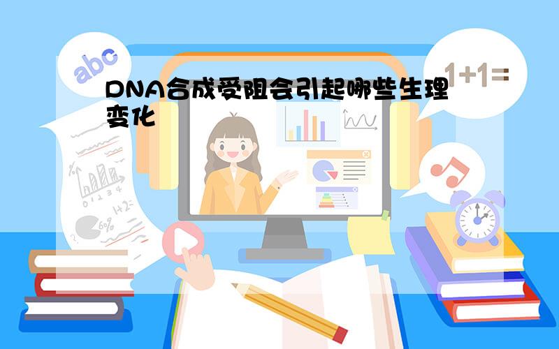 DNA合成受阻会引起哪些生理变化