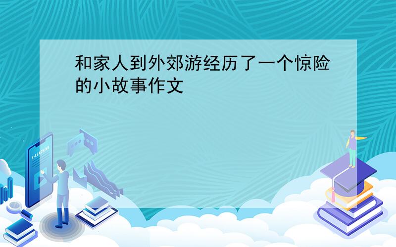 和家人到外郊游经历了一个惊险的小故事作文