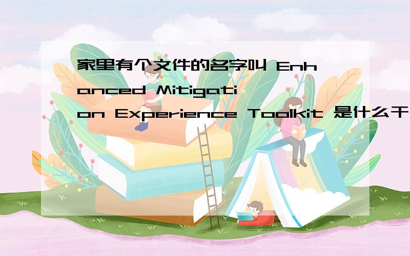 家里有个文件的名字叫 Enhanced Mitigation Experience Toolkit 是什么干什么用的具体点平时怎么用啊