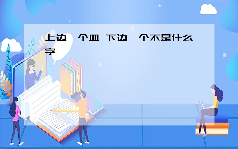 上边一个皿 下边一个不是什么字