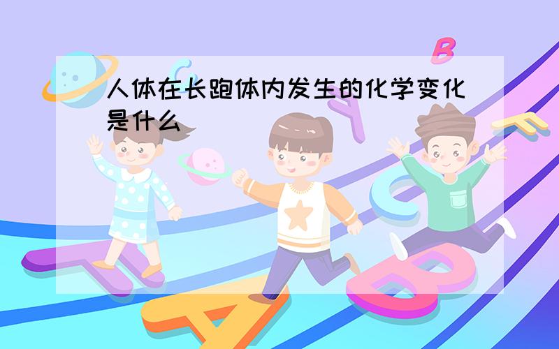 人体在长跑体内发生的化学变化是什么