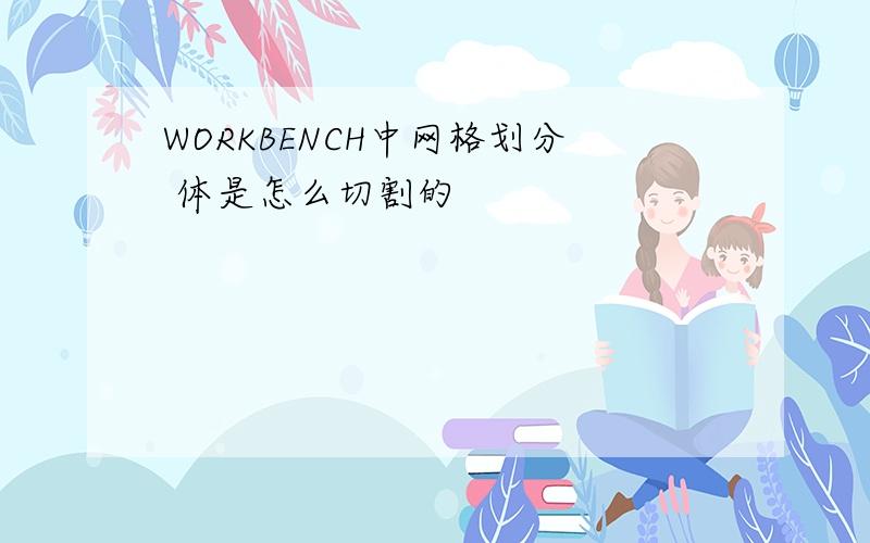 WORKBENCH中网格划分 体是怎么切割的