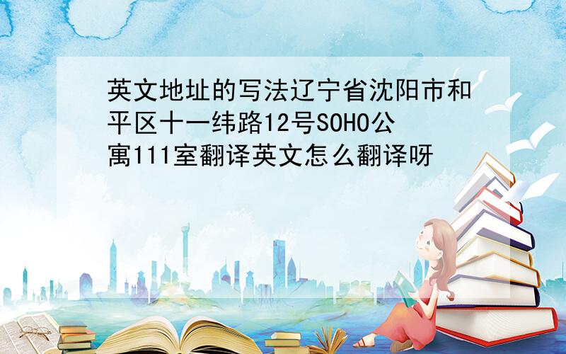 英文地址的写法辽宁省沈阳市和平区十一纬路12号SOHO公寓111室翻译英文怎么翻译呀