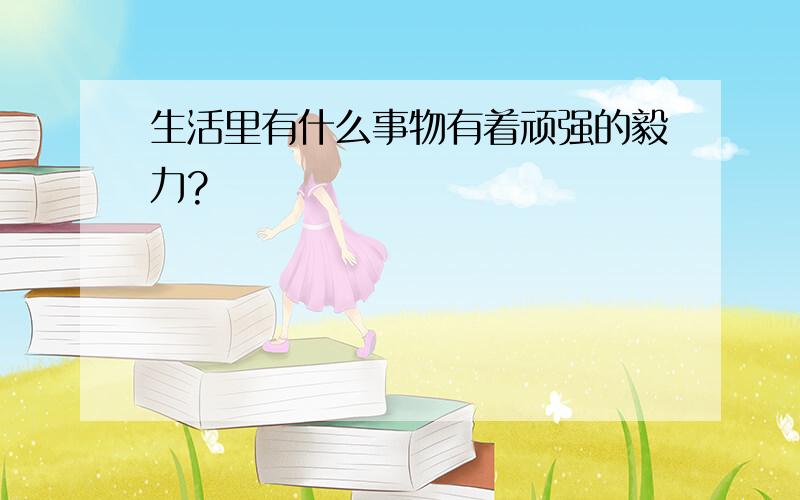 生活里有什么事物有着顽强的毅力?