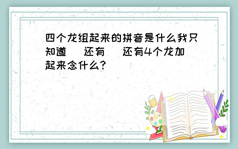 四个龙组起来的拼音是什么我只知道龖 还有龘 还有4个龙加起来念什么?