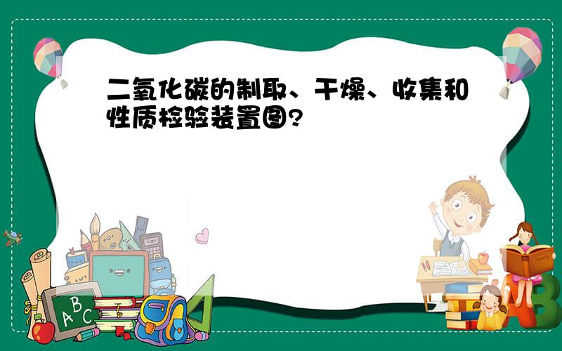 二氧化碳的制取、干燥、收集和性质检验装置图?