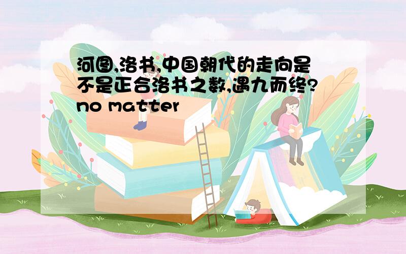 河图,洛书,中国朝代的走向是不是正合洛书之数,遇九而终?no matter