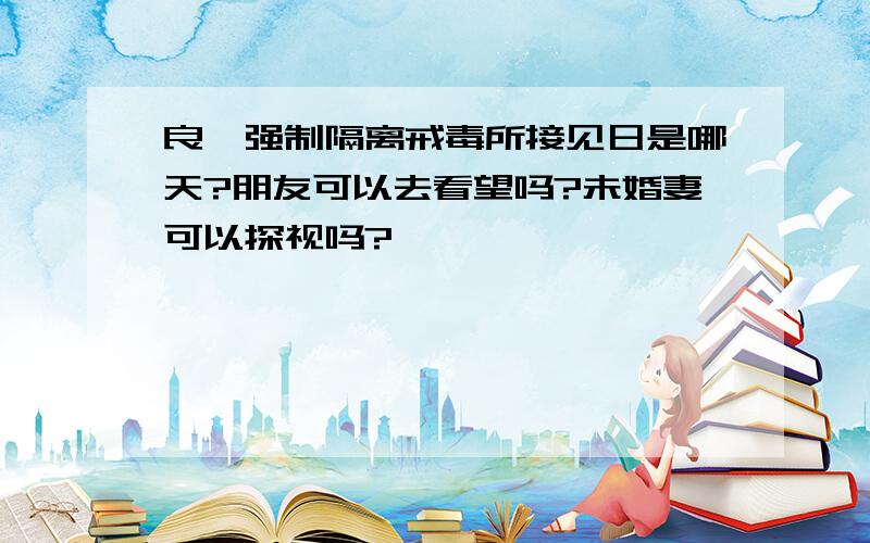 良渚强制隔离戒毒所接见日是哪天?朋友可以去看望吗?未婚妻可以探视吗?