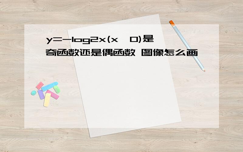 y=-log2x(x>0)是奇函数还是偶函数 图像怎么画