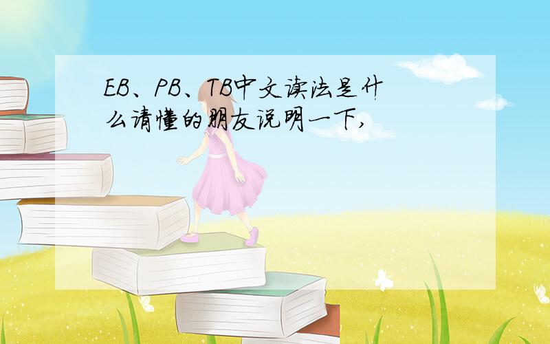 EB、PB、TB中文读法是什么请懂的朋友说明一下,