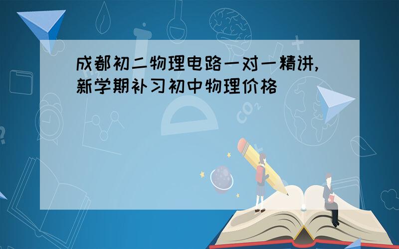 成都初二物理电路一对一精讲,新学期补习初中物理价格