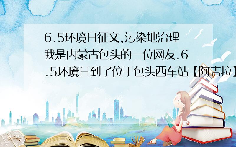 6.5环境日征文,污染地治理我是内蒙古包头的一位网友.6.5环境日到了位于包头西车站【阿吉拉】环境污染严重.非法炼铁.十几个炼铁炉每天同时开工,不分昼夜,排烟排污,粉尘飞舞,造成空气严