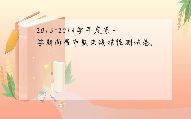 2013-2014学年度第一学期南昌市期末终结性测试卷,