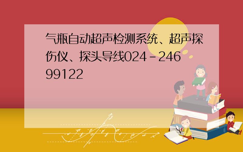 气瓶自动超声检测系统、超声探伤仪、探头导线024-24699122