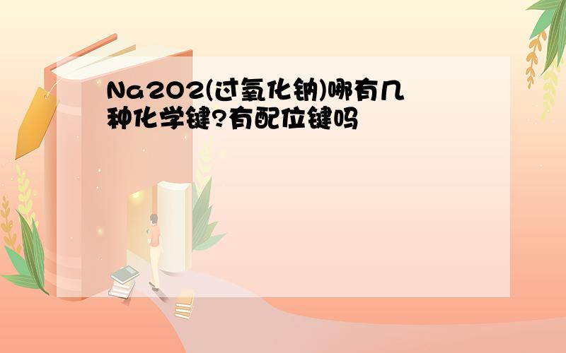 Na2O2(过氧化钠)哪有几种化学键?有配位键吗