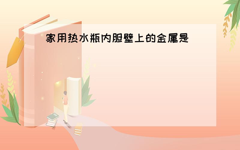 家用热水瓶内胆壁上的金属是