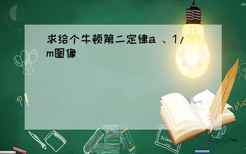 求给个牛顿第二定律a 、1/m图像