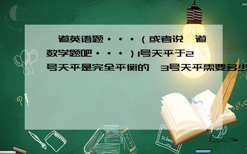 一道英语题···（或者说一道数学题吧···）1号天平于2号天平是完全平衡的,3号天平需要多少个A才能使天平平衡呢?AABC = AAAABBBBB =AACCBBC 请说出理由。顺便+三个问题。一、excited的过去式是什