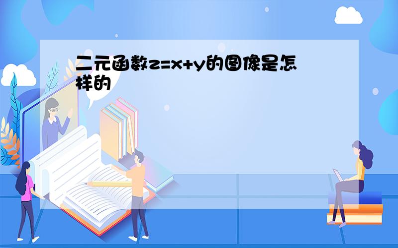 二元函数z=x+y的图像是怎样的