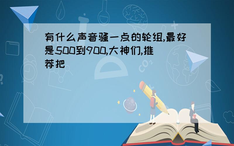 有什么声音骚一点的轮组,最好是500到900,大神们,推荐把