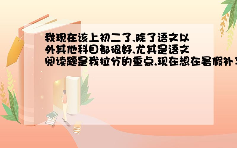 我现在该上初二了,除了语文以外其他科目都很好,尤其是语文阅读题是我拉分的重点,现在想在暑假补习一下语文阅读题,认真给我讲解一下,句子的赏析句子的作用句子的含义句子的表达效果