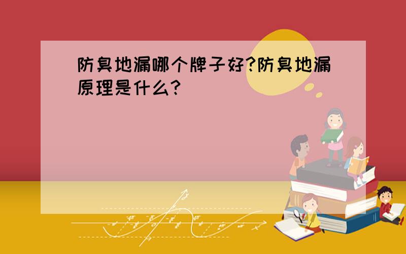 防臭地漏哪个牌子好?防臭地漏原理是什么?