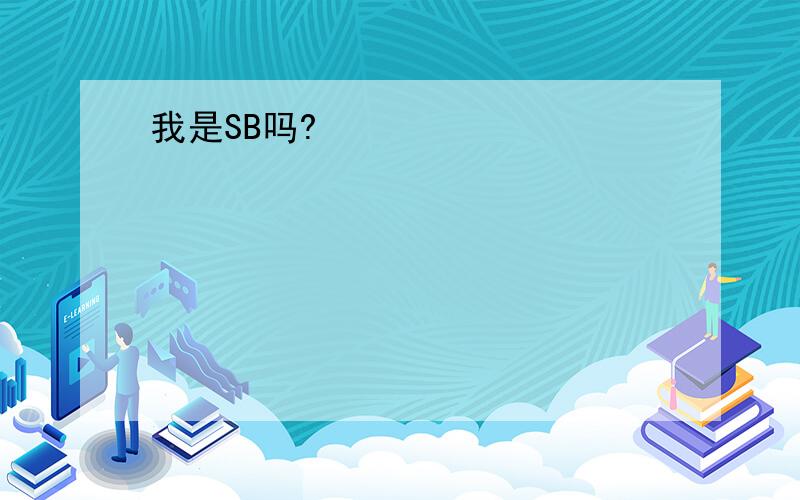 我是SB吗?