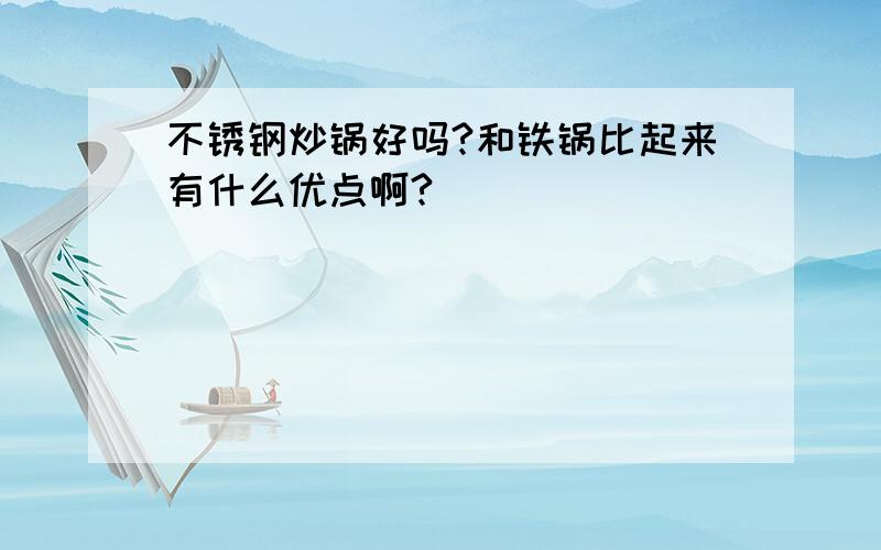 不锈钢炒锅好吗?和铁锅比起来有什么优点啊?