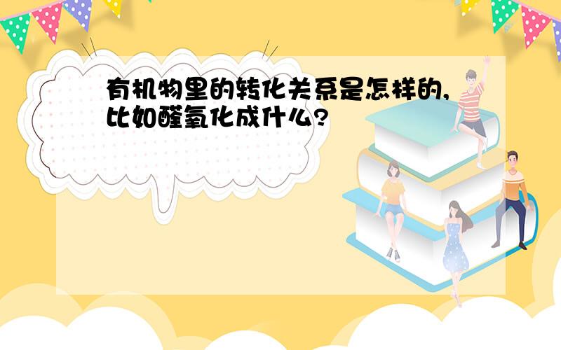 有机物里的转化关系是怎样的,比如醛氧化成什么?