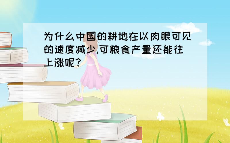 为什么中国的耕地在以肉眼可见的速度减少,可粮食产量还能往上涨呢?