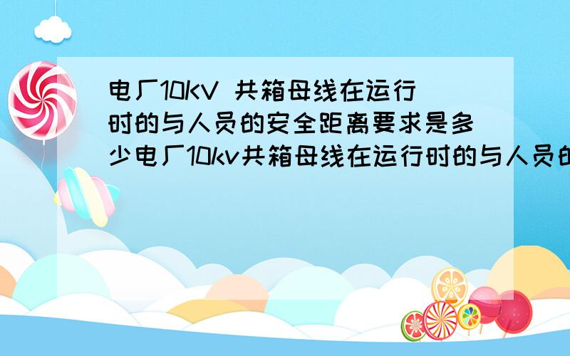 电厂10KV 共箱母线在运行时的与人员的安全距离要求是多少电厂10kv共箱母线在运行时的与人员的安全距离要求是多少?根据什么标准或规程确定的?