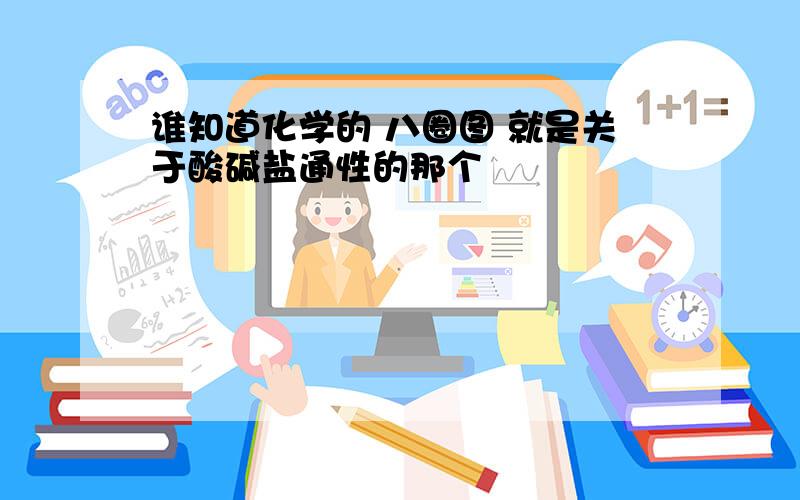 谁知道化学的 八圈图 就是关于酸碱盐通性的那个