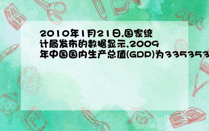 2010年1月21日,国家统计局发布的数据显示,2009年中国国内生产总值(GDP)为335353亿元,按可比价格计算,比上年增长8.7%,设2009年平均每月GDP的增长率为x,则x=