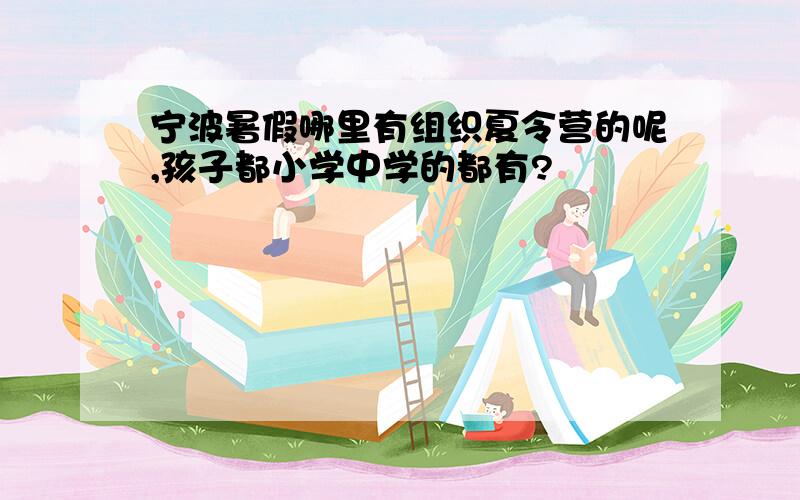 宁波暑假哪里有组织夏令营的呢,孩子都小学中学的都有?