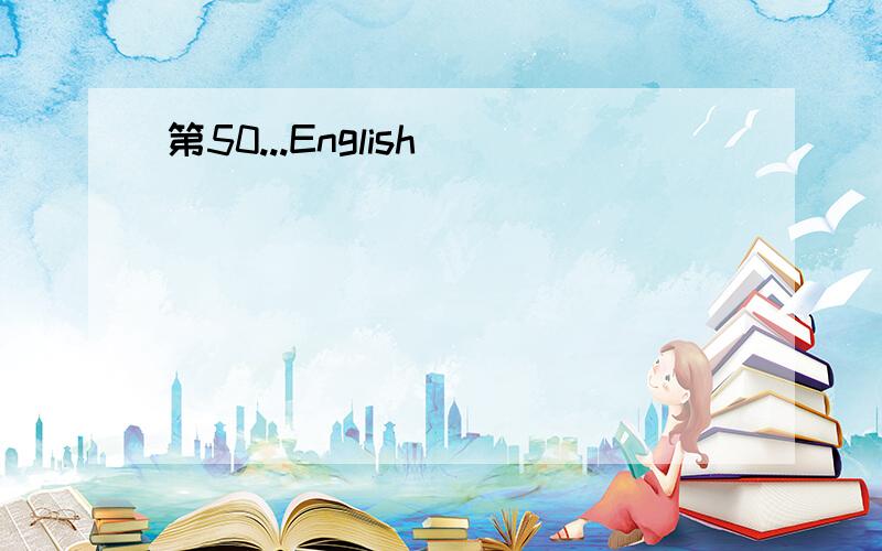 第50...English