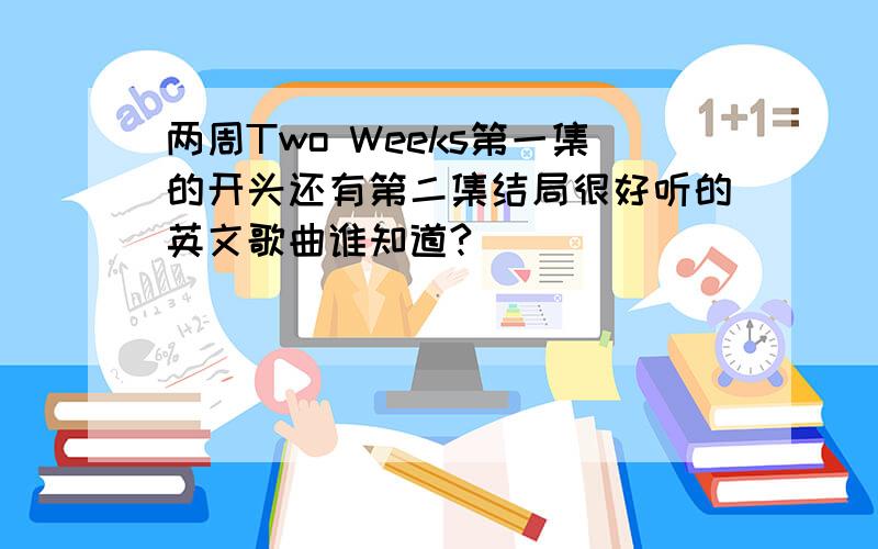 两周Two Weeks第一集的开头还有第二集结局很好听的英文歌曲谁知道?